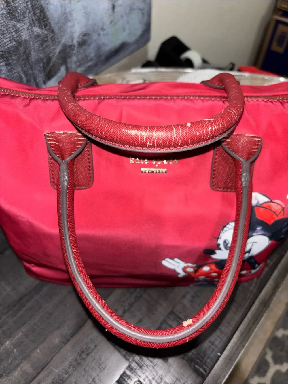 Disney x Kate Spade New York Minnie Mouse Nylon Satchel/Tote Bag - Picture 2 of 6